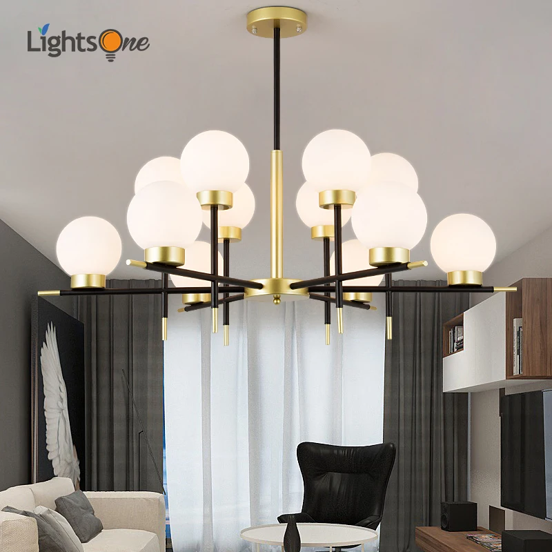 

Modern minimalist lighting Nordic living room pendant lamp bedroom restaurant creative magic bean pendant lgihts