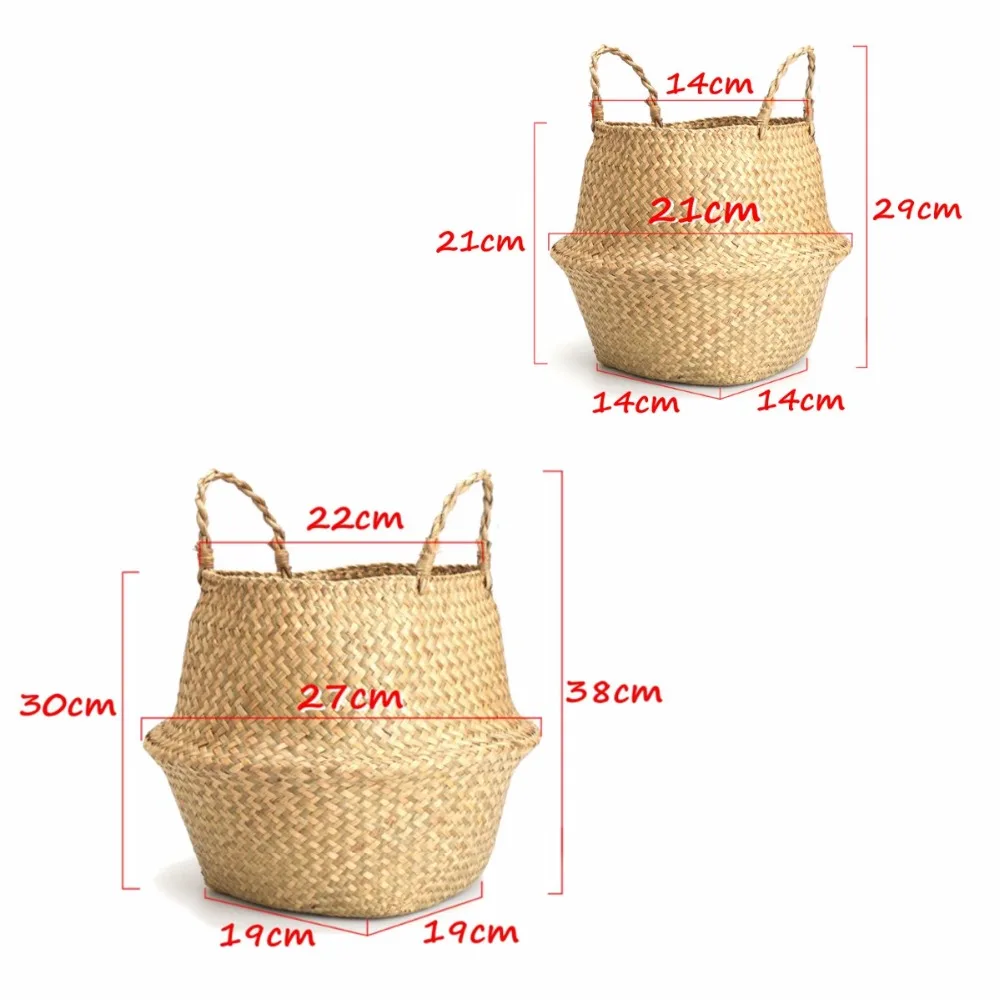 2 حجم البطن سلة التخزين سلة الروطان الطبيعية النباتية اللعب الغسيل التخزين حامل حاوية النباتات زهرة تزيين المنزل 2 حجم البطن سلة التخزين سلة الروطان الطبيعية النباتية اللعب الغسيل التخزين حامل حاوية النباتات زهرة تزيين المنزل