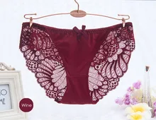 Venda quente sexy calcinha de renda roupa interior feminina transpanrent sheer lace briefs feminino 9 cor xxl xxxl mais tamanho grande calcinha