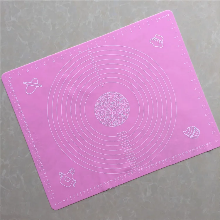 

Extra Large Silicone Baking Mat,50CMX 40CM Non-Stick Pastry Mat Board Table Placemat Pad for Baking,Rolling Dough with