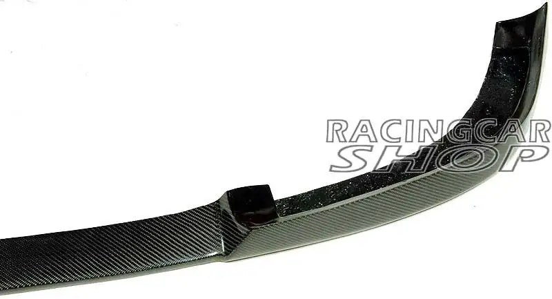 REAL CARBON FIBER V TYPE FRONT LIP SPOILER FOR MERCEDES BENZ W212 E-CLASS E200 E260 E300 E350 E550 E63 AMG BUMPER
