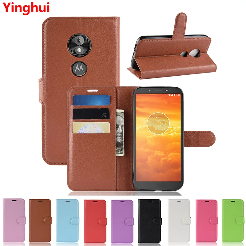

Case For Motorola MOTO E5 Play Android Go 5.84'' Book Style Flip Wallet Leather Stand Card Holder Phone Case Cover