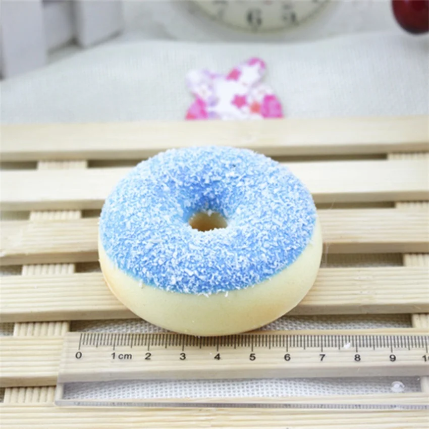 Squishy Squeeze Soft Colourful Doughnut Toy Stress Reliever Scented Slow Rising Relief Cute Antistress Decompression Toys Gift