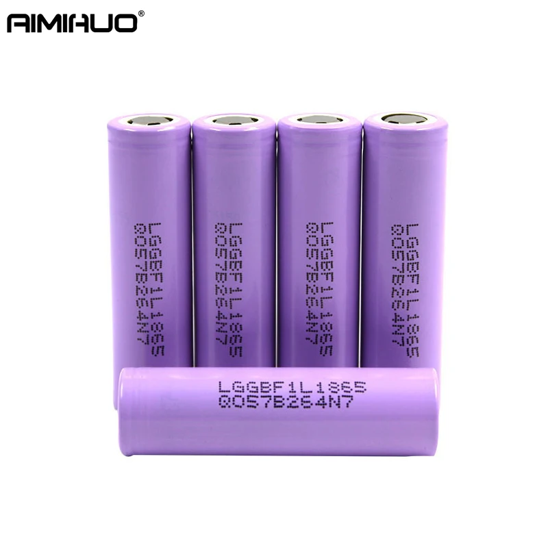 

AIMIHUO Original LG18650F1L 3.7V Li-ion Battery 3350mAh Rechargeable 18650 Battery For Flashlight Headlamp Lithium ion Batteries