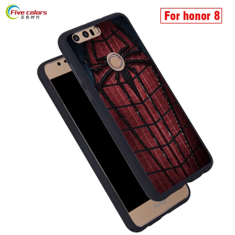 Huawei Honor 8 Case Fashion UV Print Painting Cartoon Pattern Soft Silicon Armor Anti-Knock Protective Cover For |