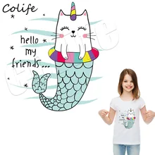 Наклейки с героями мультфильмов на футболке для детей DIY аксессуары на заказ на одежду моющиеся Parches DIY аппликация модные нашивки для детей