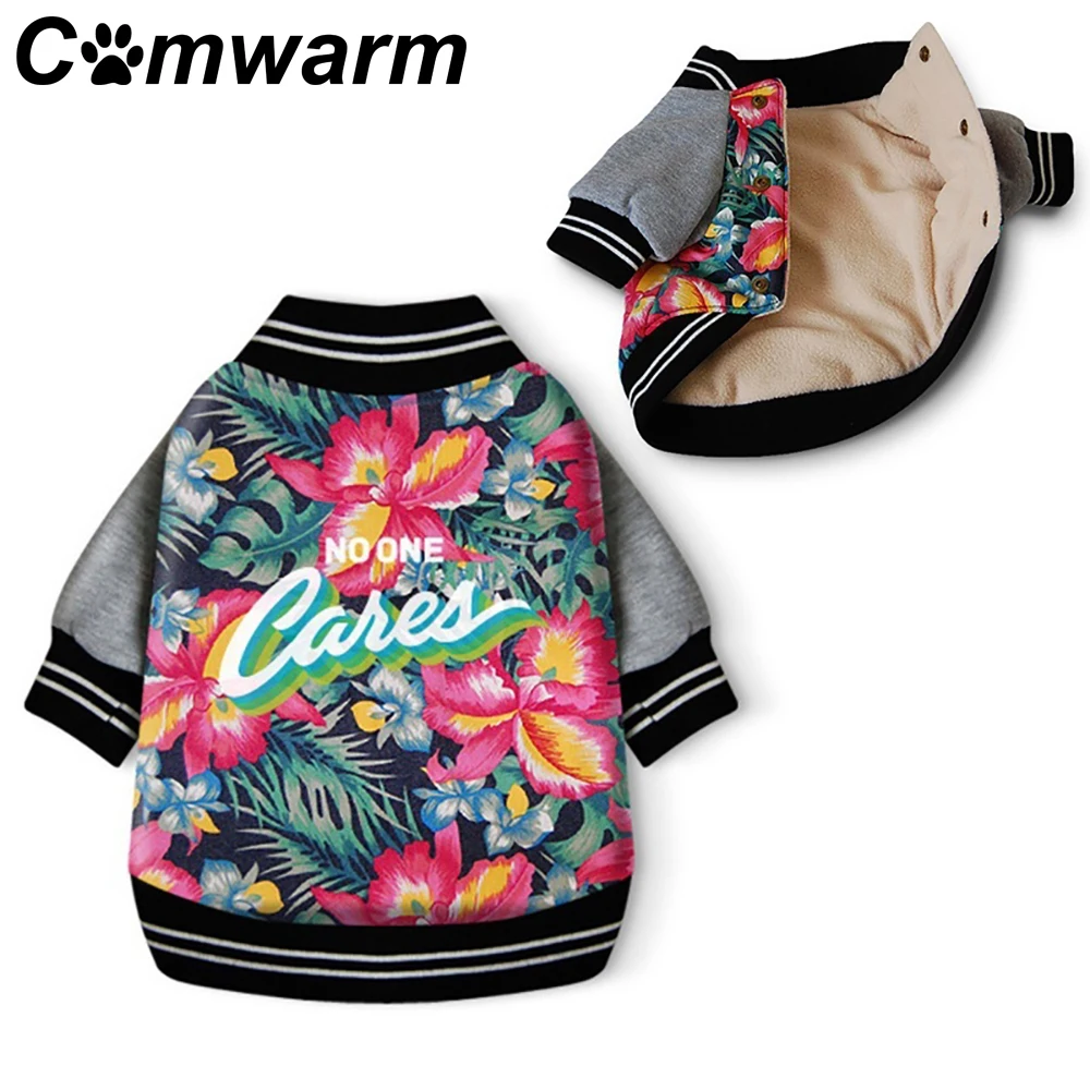 

Comwarm Pet Dog Clothes Padded Small Dog Coat Jacket Winter Puppy Hoodies Sweatshirt Cat Funny Costumes