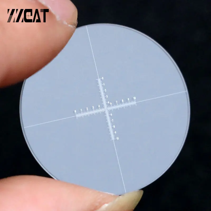 

995 Universal Micrometer Cross-line Graticule Optical Microscope Reticles for Biological Student Digital Microscope