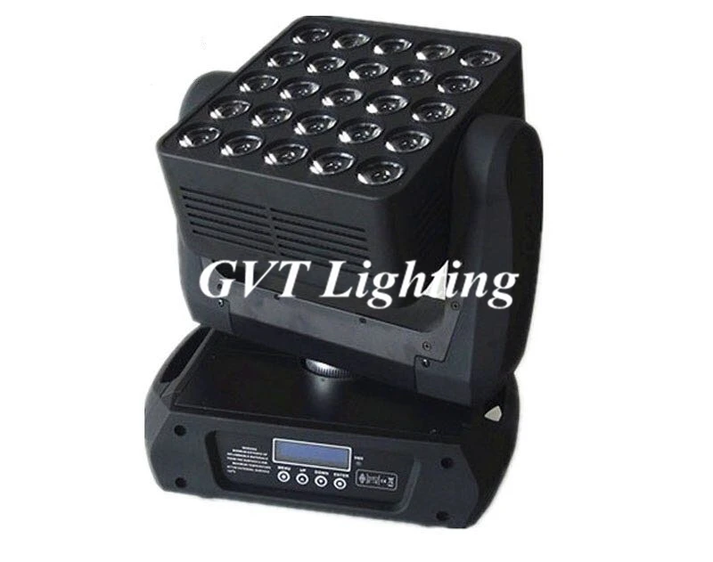 2 шт./лот 25*12 Вт матричный свет led движущаяся головка Led 5x5 луч сценический