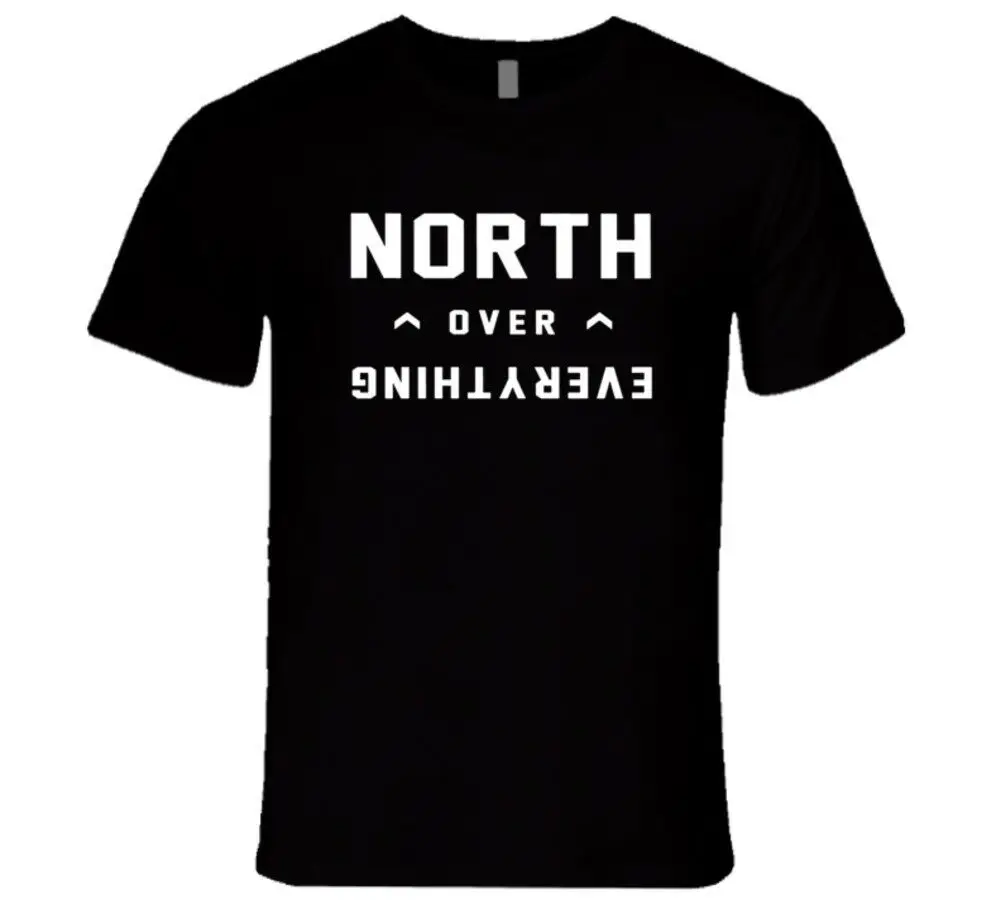 Футболка North overall новый дизайн новая модная футболка брендовая мужская с принтом