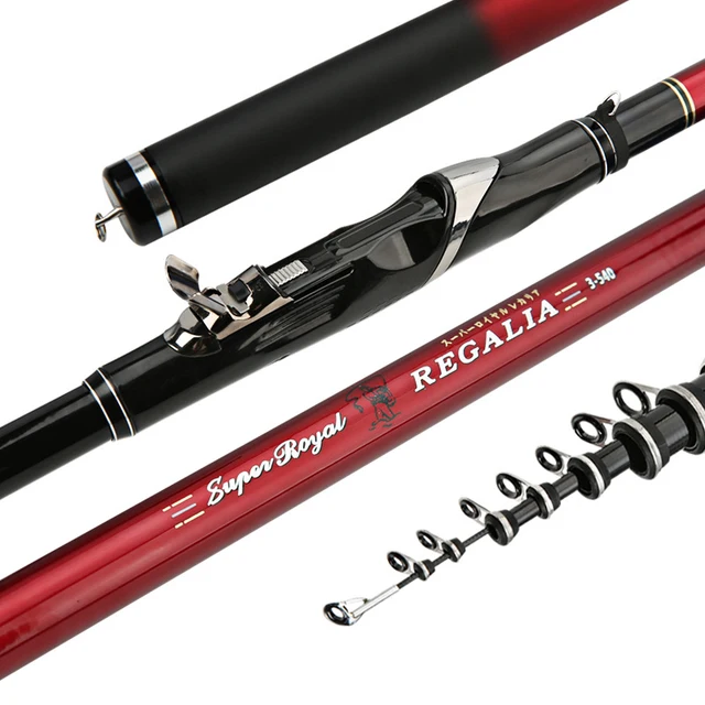 Rock Fishing Rod 3.6 7.2M High carbon Super Hard Telescopic Fishing Rod