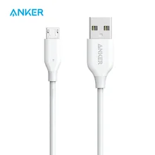Anker Powerline Micro USB-кабель для зарядки, с арамидным волокном и сроком службы 5000+ для samsung, Nexus, LG, Android и многое другое