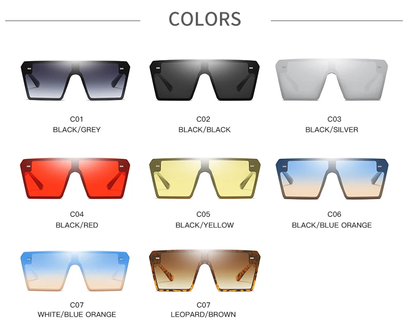 Роскошные брендовые негабаритные Квадратные Солнцезащитные очки женские Ретро дизайнерские цельные солнцезащитные очки с плоским верхом черные тёмные очки большая оправа очки