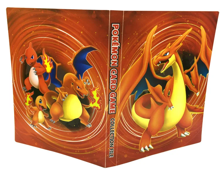 Новая коллекция для Pokemon cards альбом книга для Пикачу Топ загруженный список игральных карт держатель Альбом детские игрушки 112 карт