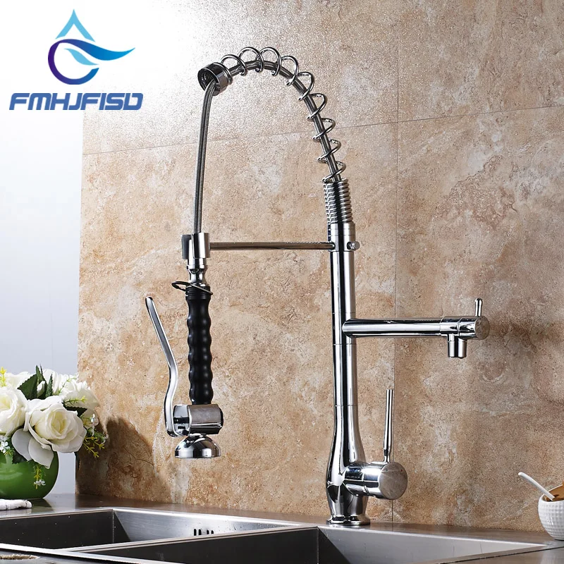 

New Arrival Chrome Finish Deck Mounted Single Handle Single Hole Kitchen Mixer Faucet