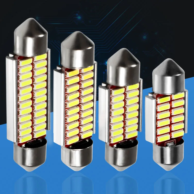 Высокое качество 31 мм 36 39 42 C5W C10W супер яркий 4014 SMD Автомобильный светодиодный