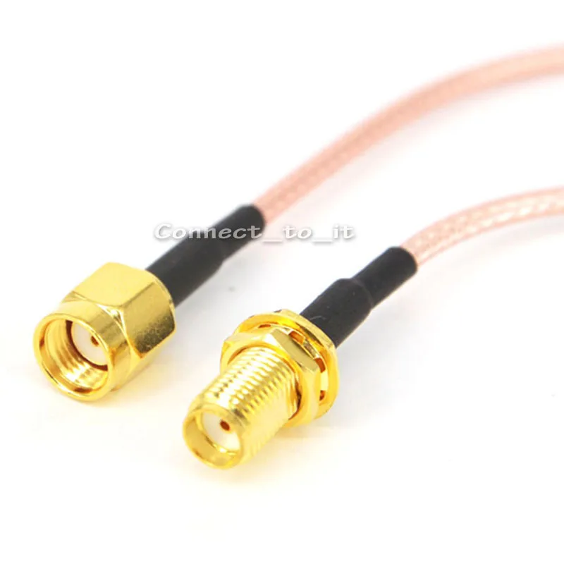100 Pieces shipping by DHL SMA pigtail cable RP SMA male to SMA female