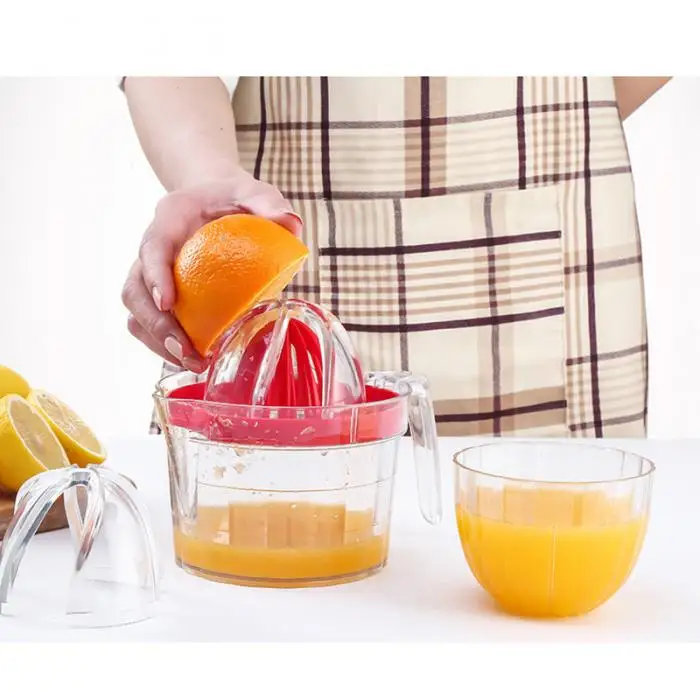 Manual Juicer Mini Plastic Lemon Orange Squeezer Kitchen Hand Press Juicer for Home Travel TB Sale