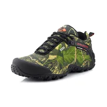 

The new waterproof canvas hiking shoes Anti-skid Wear resistant breathable fishing camping climbing rubber sole shoes