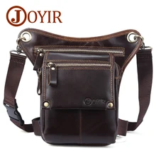 Мужские поясные сумки из натуральной кожи, сумки через плечо, забавные поясные сумки, многофункциональные дорожные мужские сумки на бедрах 6369