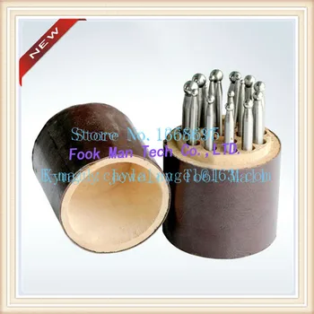 

diy Free Shiping Dapping Block Set of 15pcs Jewelry Tool Dapping Tools Goldsmith Tool