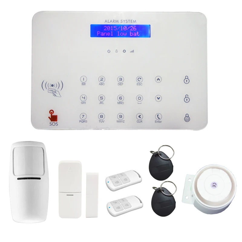 Wireless GSM Home Security Burglar Alarm System Auto Dialer SMS SIM