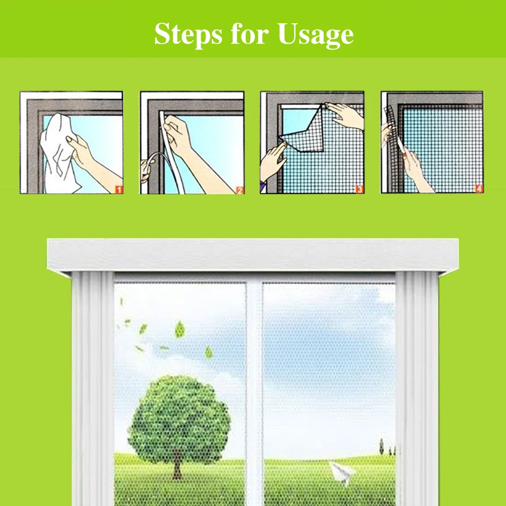Анти-насекомое муха ошибка DIY магнитная сетка двери окна подхват для занавески сетевая защита комары мухи Жук Насекомое экран