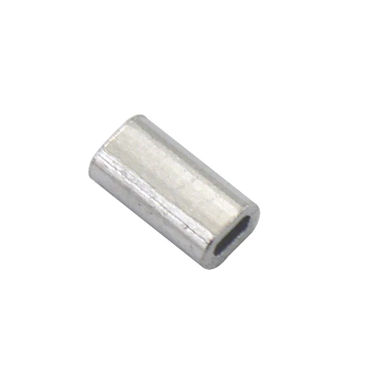 

Rompin 50pcs/lot Stainless Steel Fishing Line Barrel Aluminum Crimp Sleeve Sea Fishing Line Tube Inside Diameter 1.0mm-1.5mm