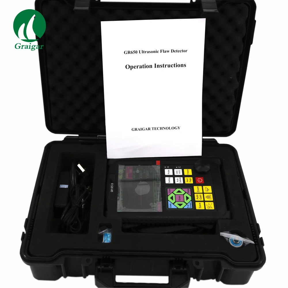 

GR650 Portable Ultrasonic Flaw Detector Measuring Range 0 ~ 10000mm