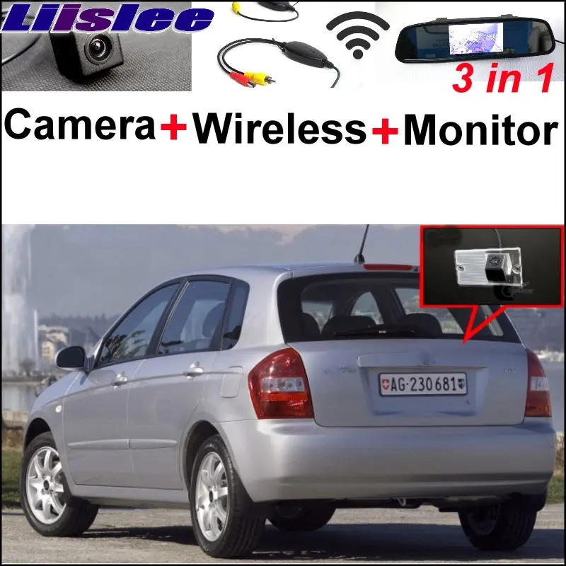 

Liislee 3 in1 Special Camera + Wireless Receiver + Mirror Monitor Easy Parking System For KIA Cerato Sephia Hatchback 2003~2009