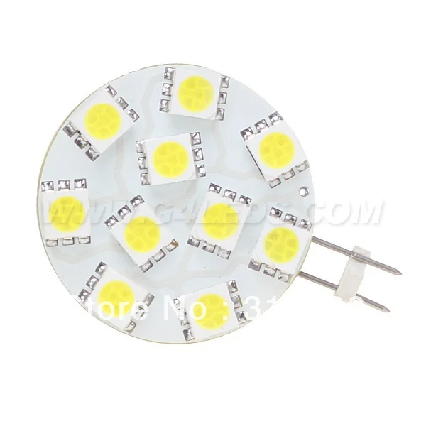

10LED G4 Lamp Bulb Lighting Epistar SMD 5050 Spot Boat Marine 12VDC 12VAC White Warm White 5PCS/Lot