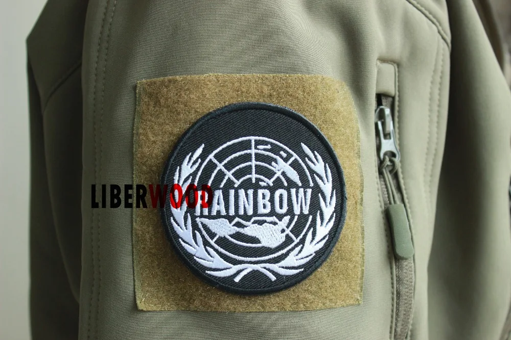 

RAINBOW SIX Embroidered Applique TACTICAL ARMY FASTENER BADGE PATCH