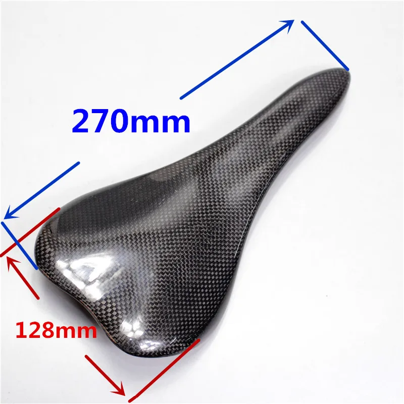 NO LOGO New Carbon Fiber Bicycle Seat Road Bike Saddle Ultralight 105g Seat Carbon Cycling Saddle 270130mm (4)