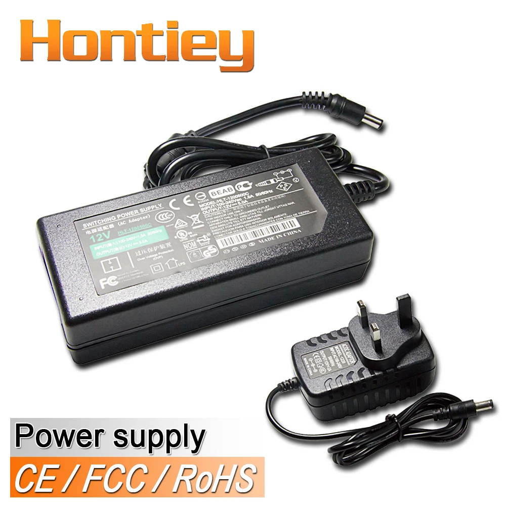 Hontiey источник питания Трансформаторы светодиодный драйвер полосы AC12V DC110Vor220V 2A 3A 5A 6A 8A 10A США Великобритания ЕС AU Plug
