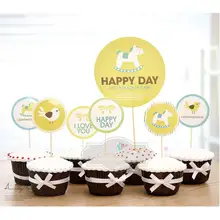 Горячая украшения торта с перламутровыми картами свадебные подарки свадебные сувениры Свадебный наборы; детский душ Сувениры#03