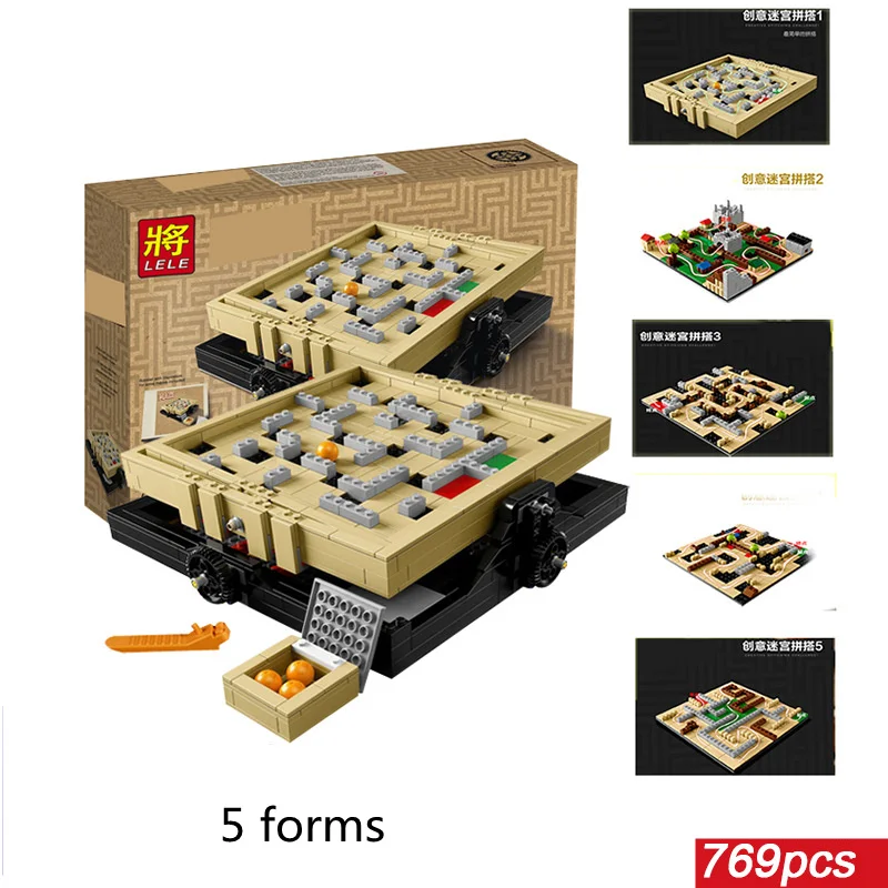

769pcs Building Blocks Labyrinth Ball games toys for child Compatible Legoe Friends City Castle Model Girl Toys