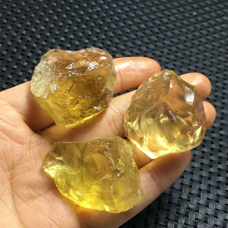 

100g NATURAL CITRINE QUARTZ CRYSTAL POINT HEALING FROM BRAZIL