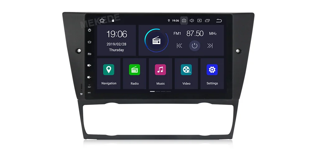 Top MEKEDE Android 9.0 9inch IPS DSP Car Multimedia DVD Player for BMW E90 E91 E92 E93 GPS navigation audio video wifi BT head unit 14