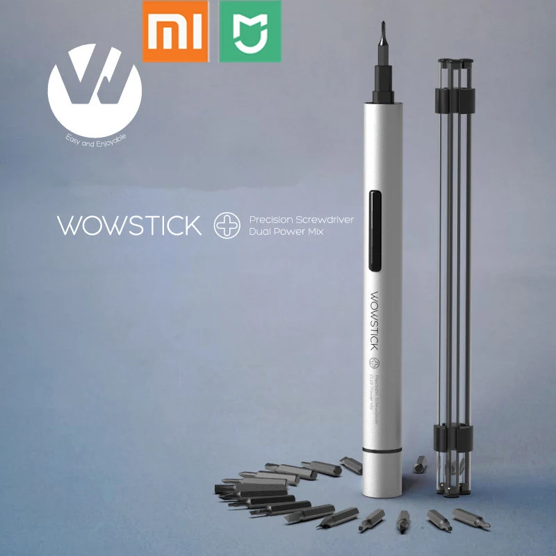 Оригинальный электрический шуруповерт XIAOMI Mijia Wowstick 1P + 19 в 1 беспроводная