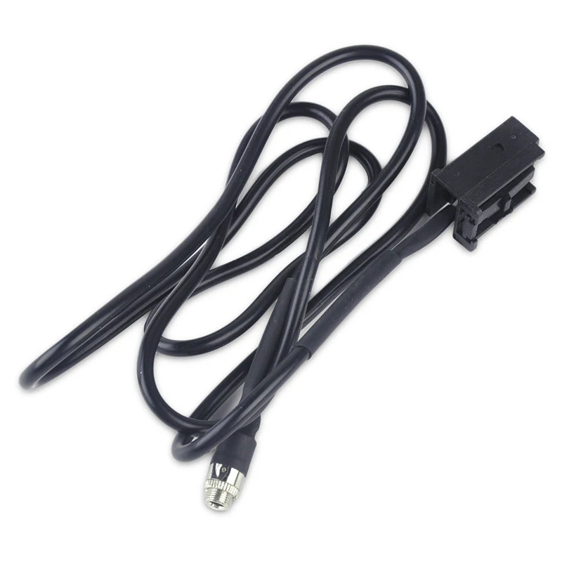 Black 3.5mm AUX Audio Input CD Interface Adapter Cable for Ford Fiesta Focus Mondeo