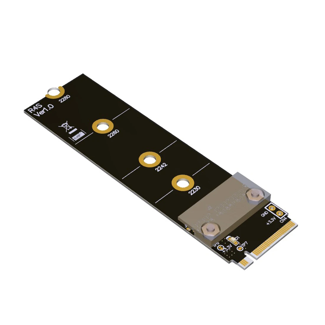 Переходная карта PCI E 3 0 M.2 для NGFF NVMe PCIe x16 удлинитель Gen3 SATA кабель питания 32G/bps BTC