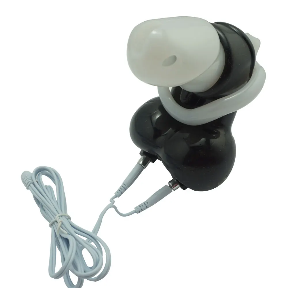 New electric shock silicone Scrotum penis lock Cock Ring Ball Stretcher Chrome finish chastity cage bondage male electro sex toy New electric shock silicone Scrotum penis lock Cock Ring Ball Stretcher Chrome finish chastity cage bondage male electro sex toy