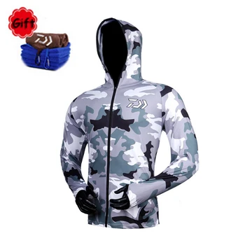 

Men Summer Daiwa Fishing Clothings Black Cotton Short Sleeve Fishing T Shirt Breathable Outdoor Sports Running Tops Jersey