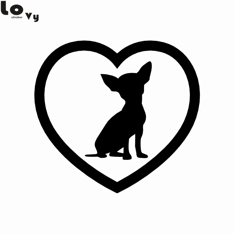 CHIHUAHUA DOG PETS PERRO VINILO PEGATINA VINYL STICKER DECAL AUFKLEBER ADESIVI