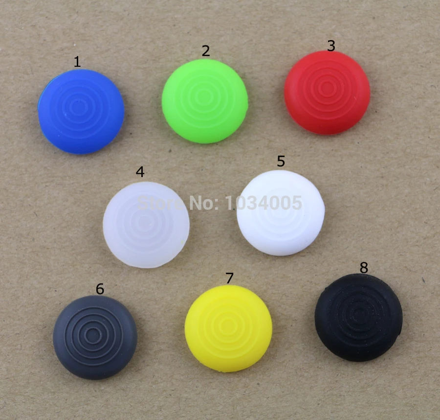 

New Silicone Thumbstick Cover Joystick Grips Case for PS4 Controller 100pcs/lot