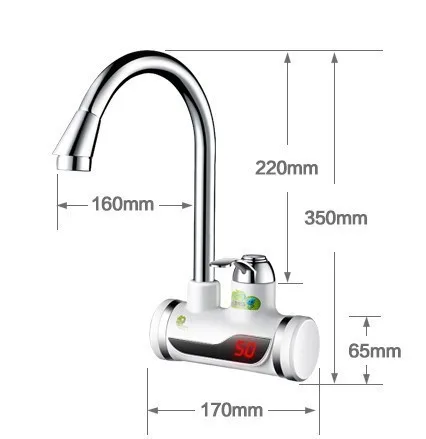 Электрический водонагреватель 3 сек без резервуара 220 В/3000 Вт|heater faucet|tankless