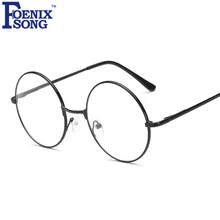 FOENIXSONG круглые очки для чтения для мужчин и женщин Oculos De Grau унисекс новые винтажные прозрачные линзы, очки для чтения HH1862