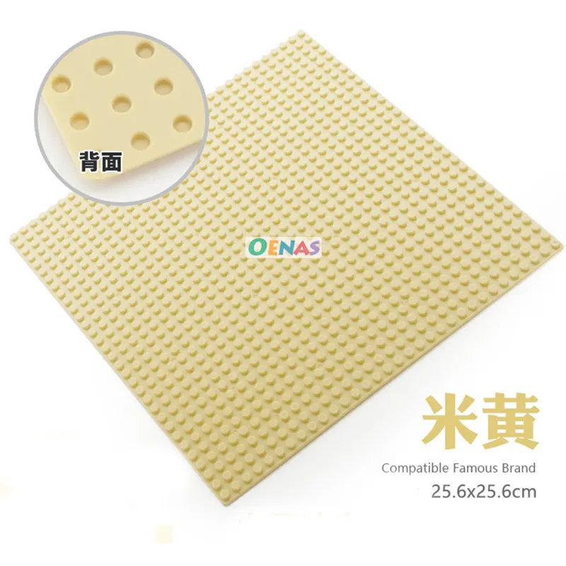 DIY 9 Colors 3232 Dots Base Plate For Small Bricks Baseplate Board Compatible LegoING Figures Building Blocks Toys For Children (2)