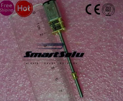 

Free shipping DC Gear Motor N20 motor gear screw DC motor linear motor with nuts,60RPM,100RPM,200RPM,300RPM......