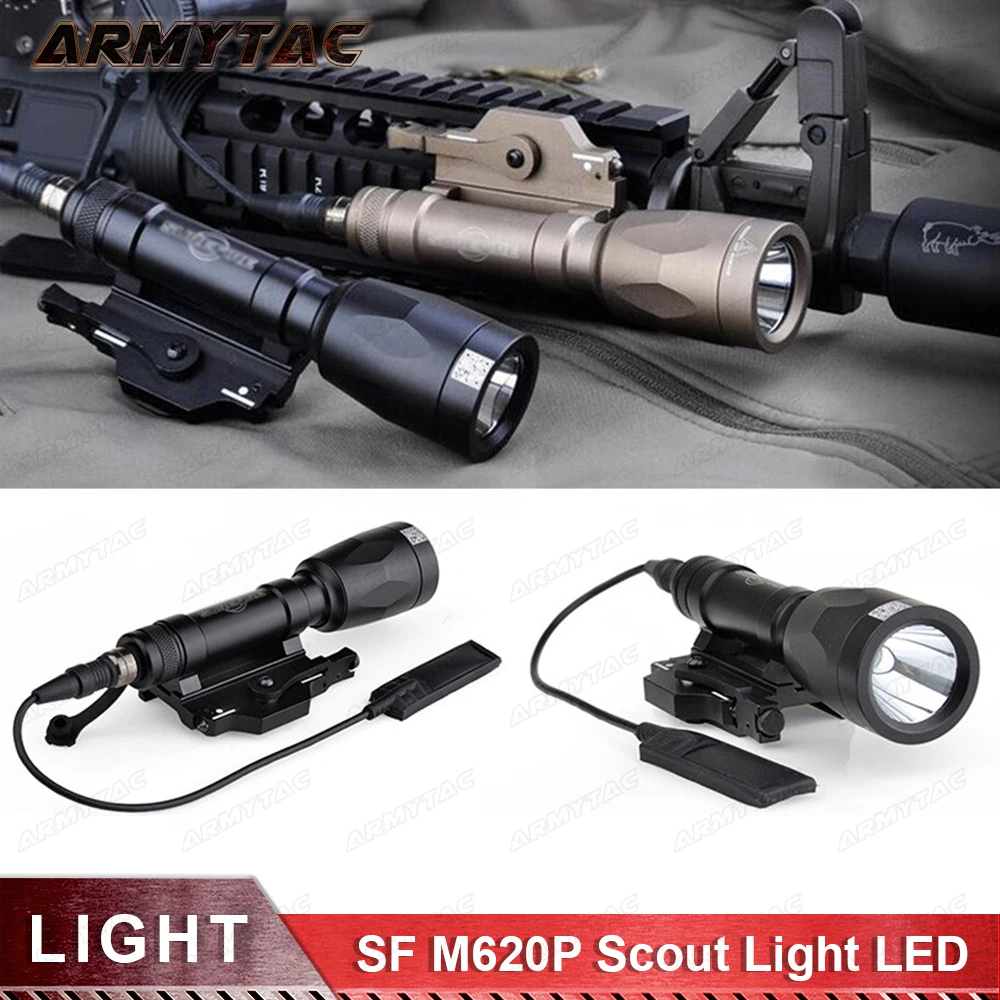 

M620P Tactical Scout Light LED Weapon light Full Version Weapon Flashlight handheld Spotlight Weapon light tactical light